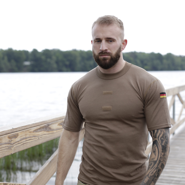 T-shirt Bundeswehr Nowy Model Khaki Oryginał Demobil BDB