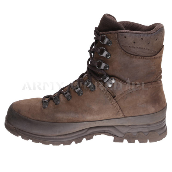 Buty Wojskowe Górskie Meindl 3545-10Nubukowe Brązowe Oryginał Demobil BDB