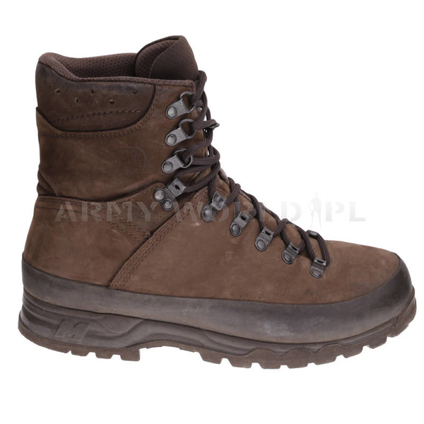 Buty Wojskowe Górskie Meindl 3545-10Nubukowe Brązowe Oryginał Demobil BDB