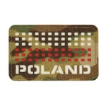 Naszywka Poland Z Flagą 5 x 8 cm Laser Cut M-Tac Multicam /White /Red (51006108)