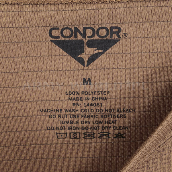 British Thermoactive T-shirt Coolmax Condor Coyote Original Used