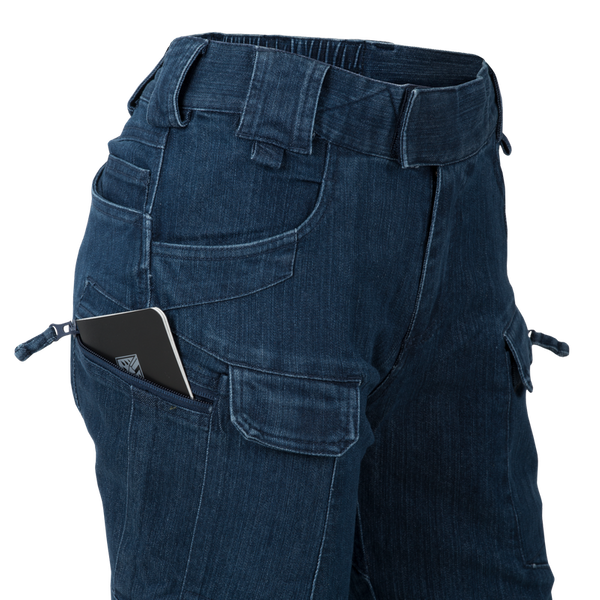 Women's Trousers Resized® Helikon-Tex UTP Urban Tactical Pant Denim Blue Marine Blue (SW-UTR-DS-97)