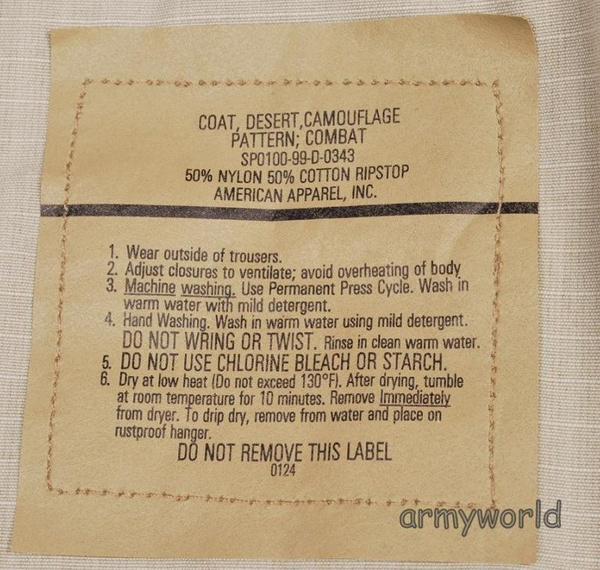 Bluza Wojskowa Pustynnna US ARMY 3-Color Ripstop Oryginał Demobil BDB