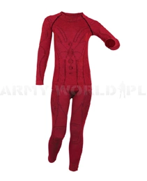 Komplet Dziewczęcy Termoaktywny Bluza + Spodnie Extreme Merino Wool Brubeck Fuksja (KP10030)