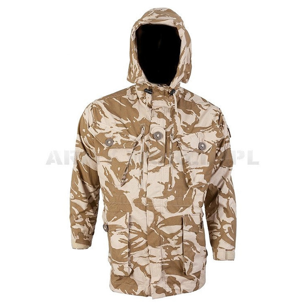 Kurtka Wojskowa Parka Brytyjska Pustynna Windproof DPM Desert Oryginał Nowa 