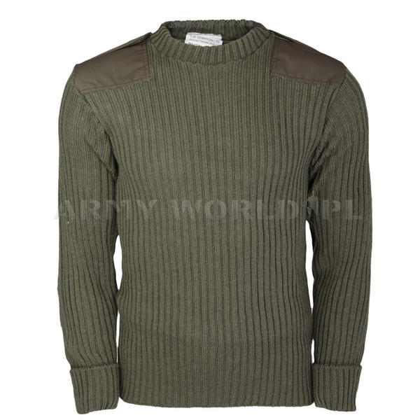 Military Dutch Woolen Sweater Oliv Original Demobil