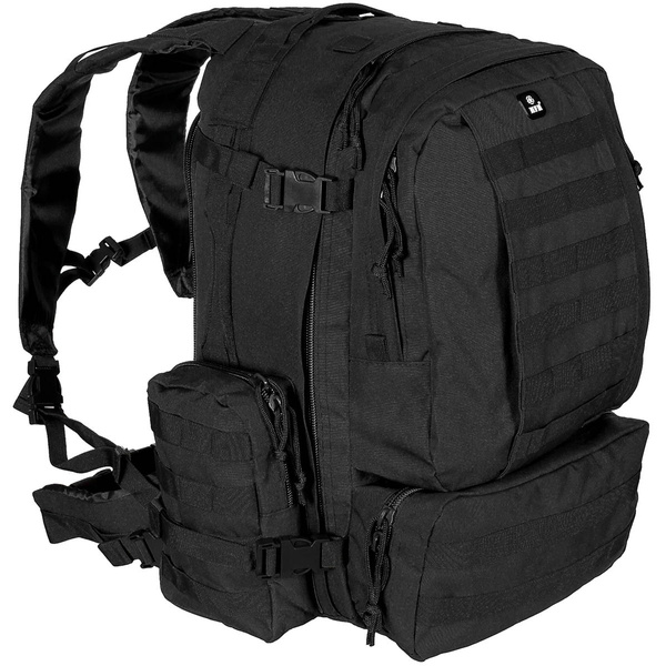 Plecak Taktyczny Włoski Tactical Modular 45l MFH Czarny (30265A)