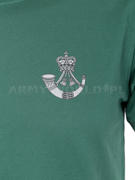 T-shirt Termoaktywny Coolmax Z Naklejką Rifles Zielony Oryginał Demobil DB