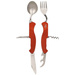 Cutlery Set 6 in 1 Red Fox Outdoor