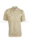 Officer Shirt with short sleeves  301/MON Original Khaki New