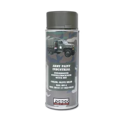 Farba Maskująca / Spray Do Broni 400 ml FOSCO Ral 6014 Olive Drab