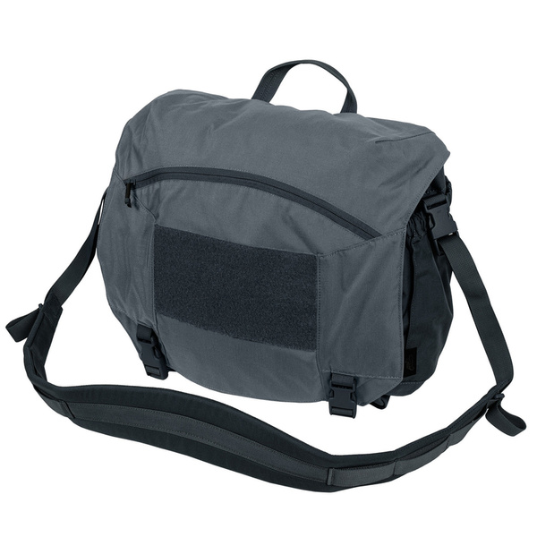 Torba Urban Courier Bag Large® Cordura® Helikon-Tex Shadow Grey / Czarna (TB-UCL-CD-3501A)