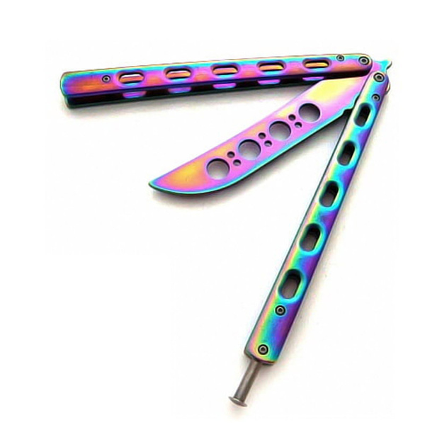Training Butterfly Knife N500C Rainbow