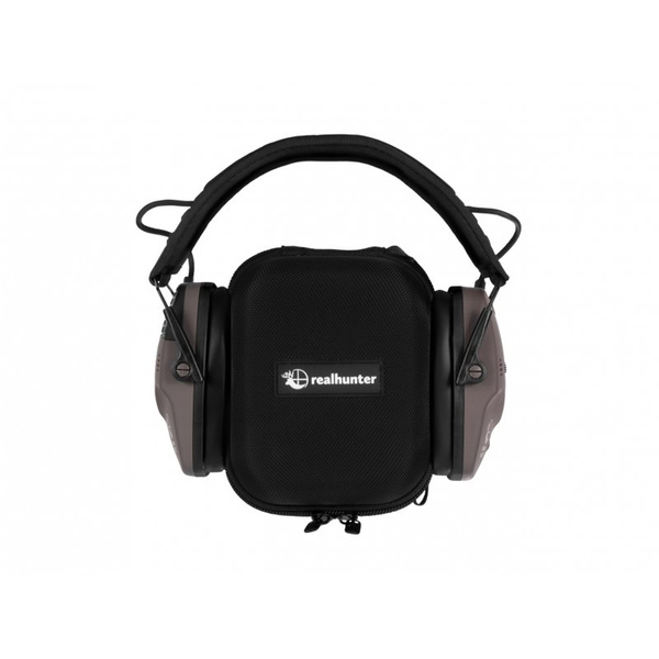 Ochronniki Słuchu Aktywne RealHunter ACTIVE ProSHOT BT Brązowe (EM030 brown)