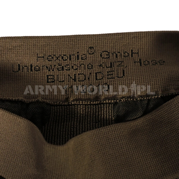 Bokserki Termoaktywne  Bundeshwehr Hexonia Brązowe Oryginał Nowe