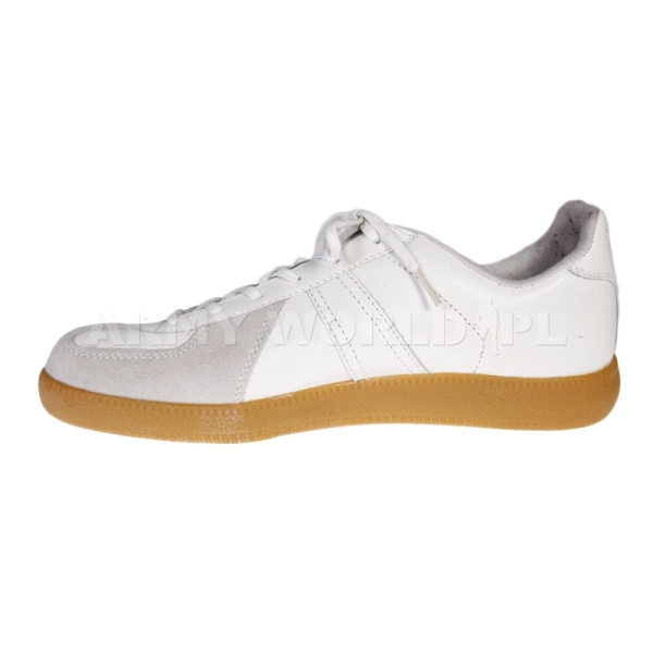 Buty Halowe Sportowe Bundeswehr M1 Białe Oryginał Nowe