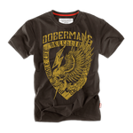 T-shirt Nation Rebel Doberman's Aggressive Brązowy (TS164)