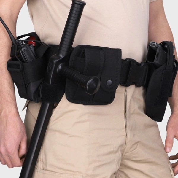 Pas Taktyczny Z Oporządzeniem Dominator Czarny