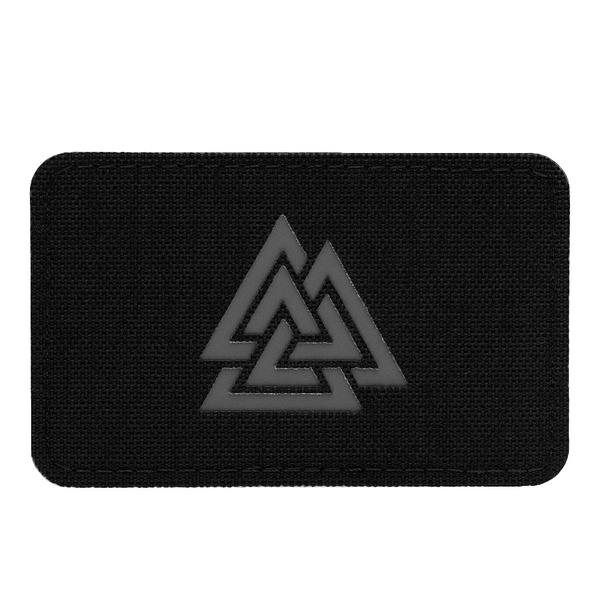 Naszywka Valknut Horizontal Laser Cut M-Tac Black/Grey (51164211)