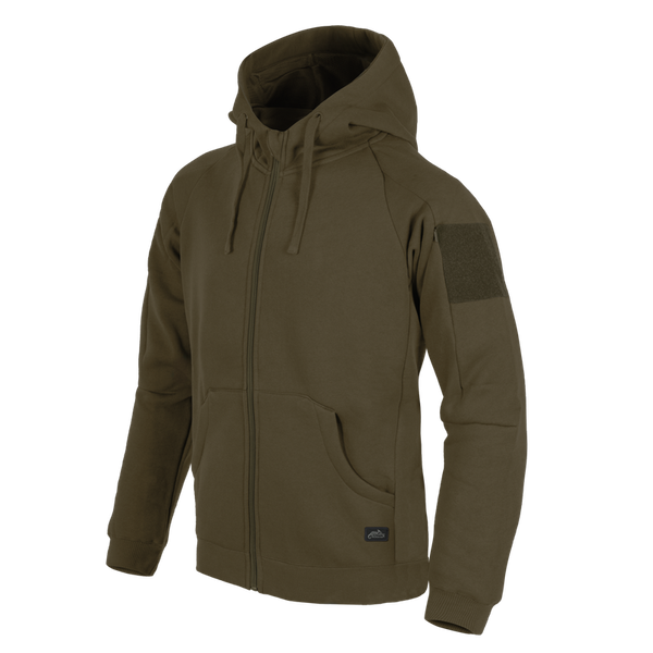 Urban Tactical Hoodie (FullZip) Helikon-Tex Green (BL-ULF-CB-19)