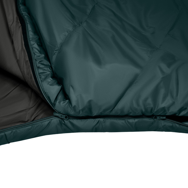 Śpiwór Typy Mumia Alpinus Fiber Pro 800 Zielony