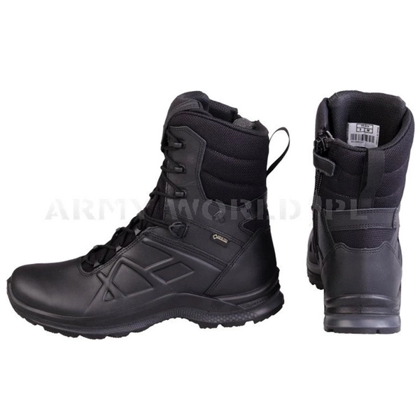 Buty Sportowe Taktyczne Haix Black Eagle Tactical 2.0 GTX Gore-Tex HIGH Z Bocznym Zamkiem Czarne (340031) Nowe III Gatunek 