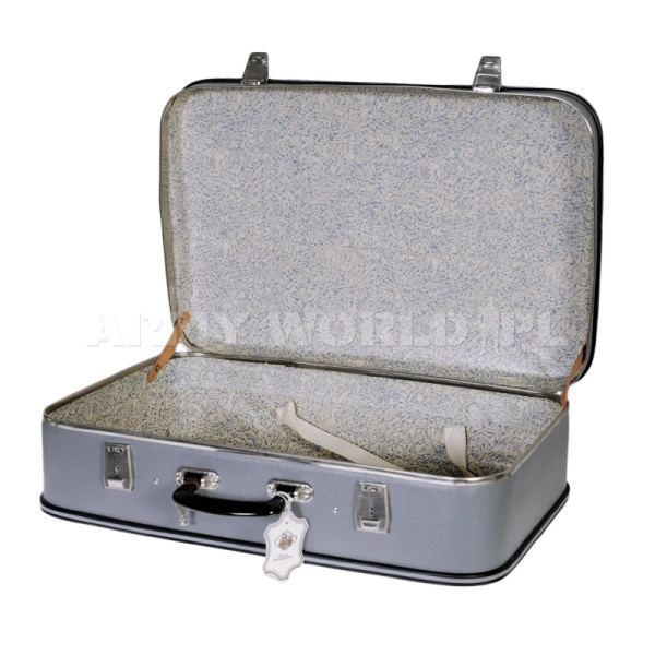 Walizka Podróżna Czeska Szara Oryginał Demobil BDB