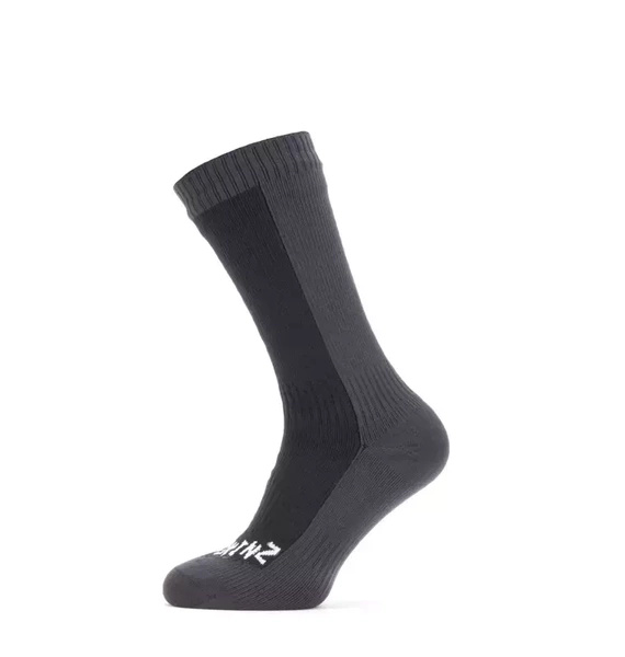 Waterproof Socks Sealskinz Cold Weather Mid Black / Grey (11100064)