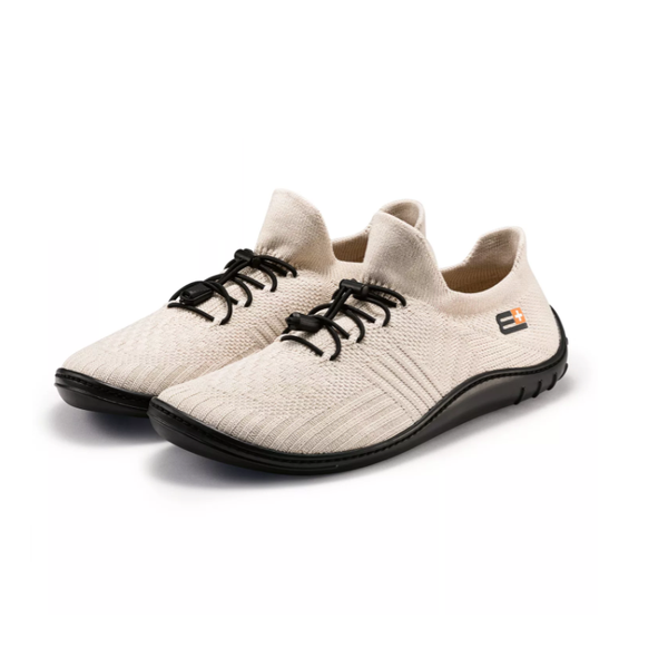 Buty Męskie Barefoot Merino Brubeck Kremowo / Czarne (SH5001M)