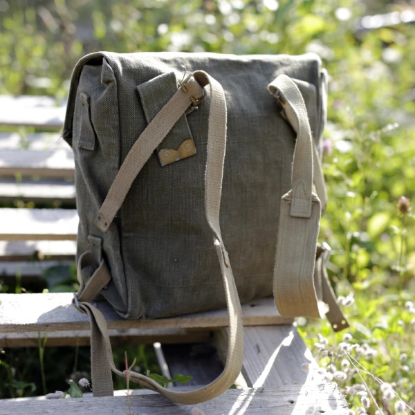 Plecak Holenderski Brezentowy Olive Oryginał Demobil BDB