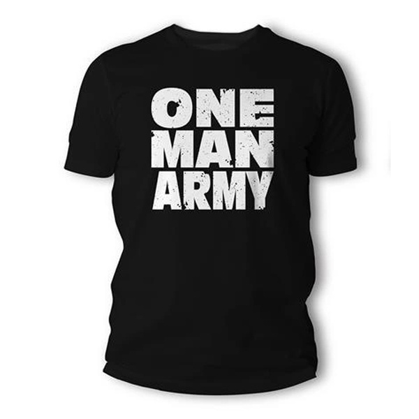 T-Shirt One Man Army TigerWood Czarny