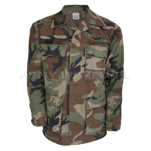 Bluza Wojskowa US ARMY Woodland Nyco Oryginał Demobil DB