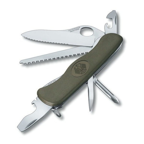 Bundeswehr Officer's Pocket Knife Victorinox Olive Original Demobil DB