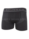 Men's Sports Boxer Shorts Swiss Cotton Brubeck Black