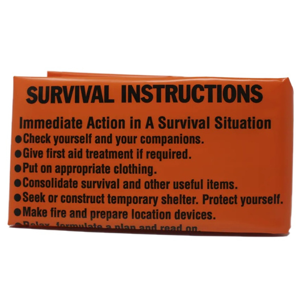 Torba Survivalowa Printed Survival Bag BCB International Pomarańczowa (CL044)