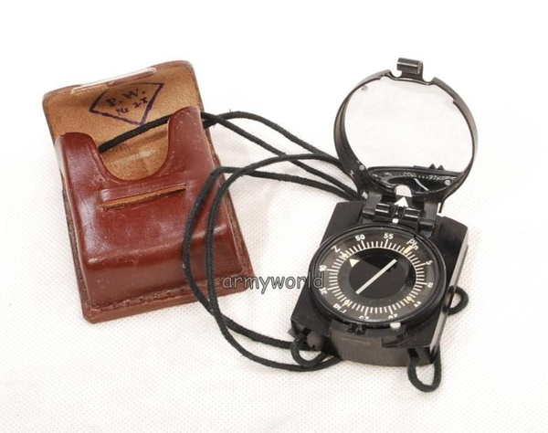 Polish Military Compass AK With leather cover New