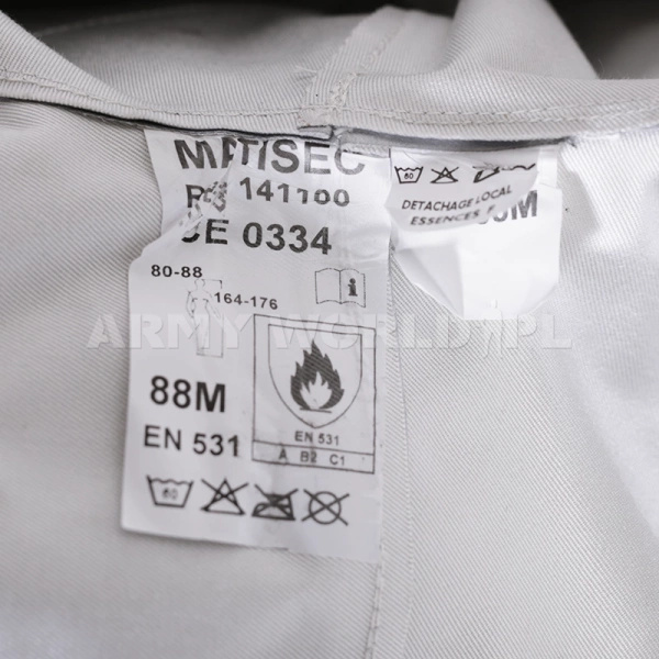 Kurtka Strażacka Matisec Silver Oryginał Nowa