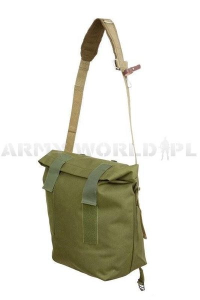 Shoulder Bag Respirator Haversack Oliv Danish Army Original Used 