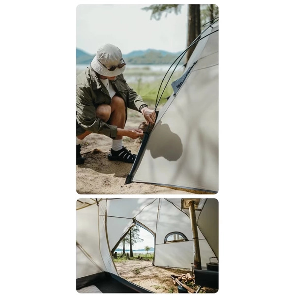Namiot 1-osobowy Shandi Solo 15D Naturehike Moon Rock Sand (CNK2450WS029)