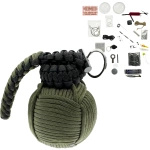 Zestaw Przetrwania Survival Kit Paracord 38w1 JB Tacticals Zielony