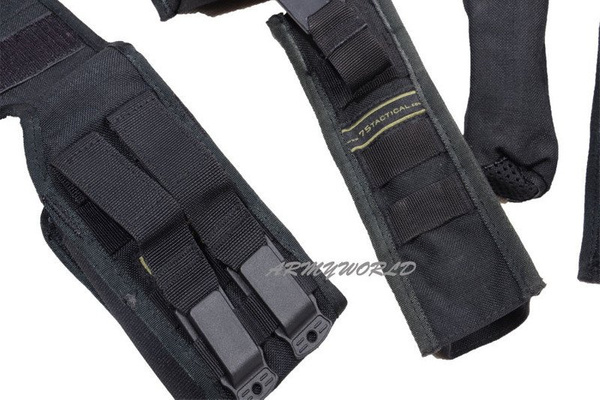 Set of Pouches To Modular Tactical Vest Black Original Demobil  