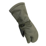 Rękawice Wojskowe Łapki Skórzane Bundeswehr Oryginał Demobil II Gatunek