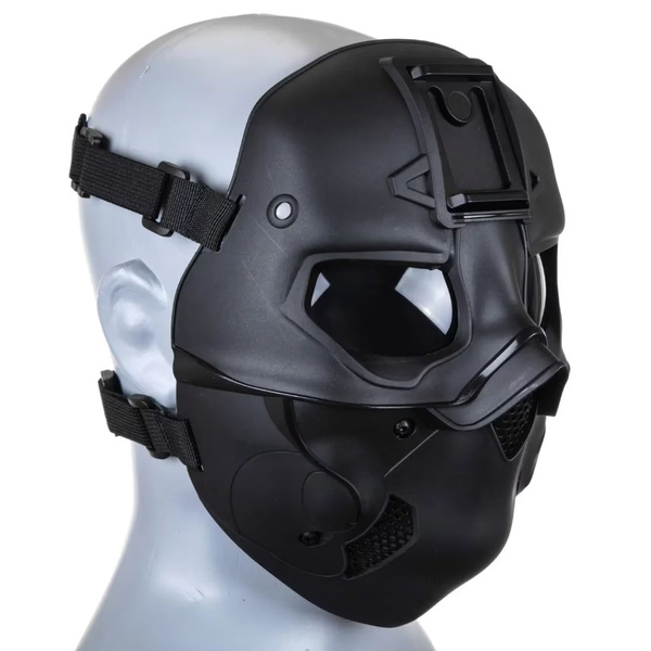 Maska Ochronna Tactical Mask Wosport Czarna (WSP-28-039788)