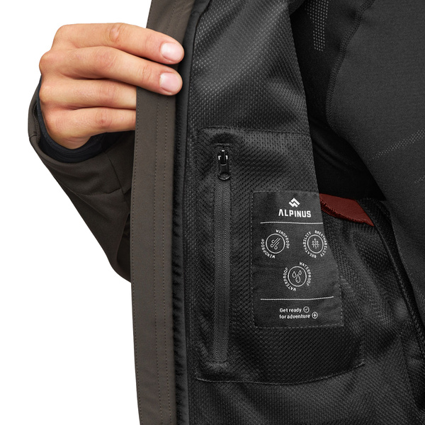 Kurtka Softshell Alpinus Roignais Brązowa (MK35058)