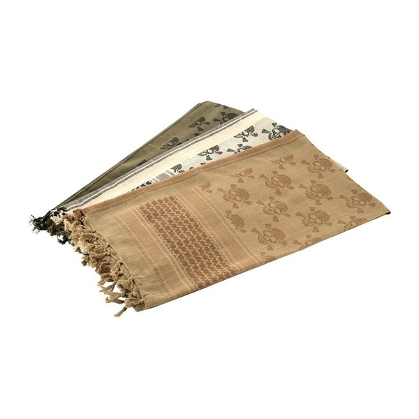 Arafatka / Chusta Shemagh Pirate Skull M-Tac Olive/Black (40903001)