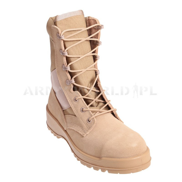 Buty Wojskowe US Army Hot Weather Steel Toe Boot UPCW Thorogood Desert Oryginał Demobil BDB