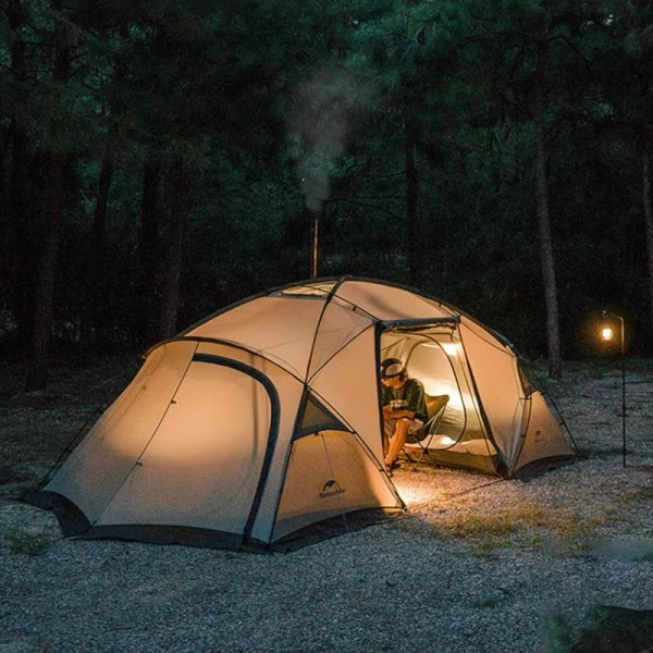 Namiot 4-osobowy Shandi Two Bedrooms Naturehike Grey (CNK2300ZP030)