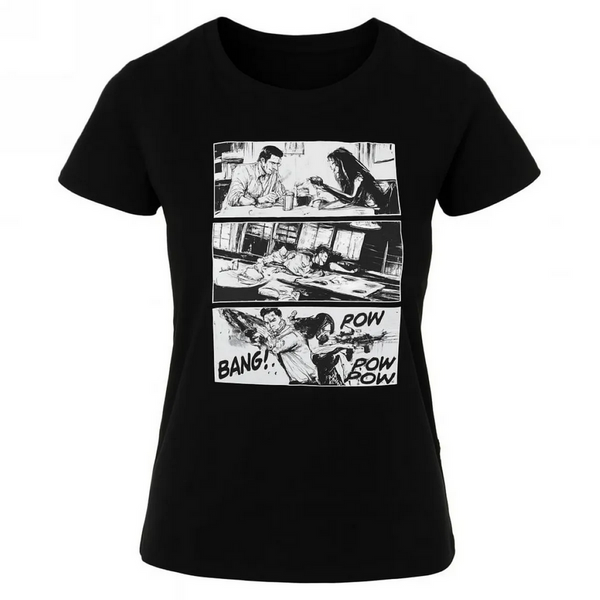 T-shirt Damski Slim (Combat date) Helikon-Tex Czarny (TS-CDT-CC-01)