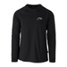 Bluzka Z Długim Rękawem Logo Helikon-Tex Mid Grey Melange (TS-HLT-CO-2M)