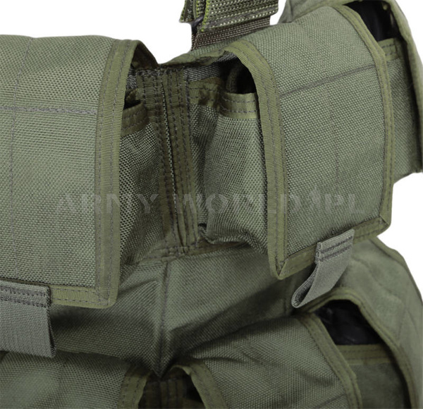 Thigh Panel 6x Grenade Pouch / 6x Frag Flash Grenade Drop Leg Dynamic Entry Eagle Industries Olive Original Used